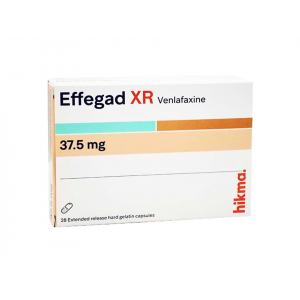 EFFEGAD 37.5 MG ( VENLAFAXINE ) 28 EXTENDED-RELEASE CAPSULES